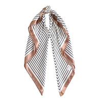 Foulard cheveux bohème rayé